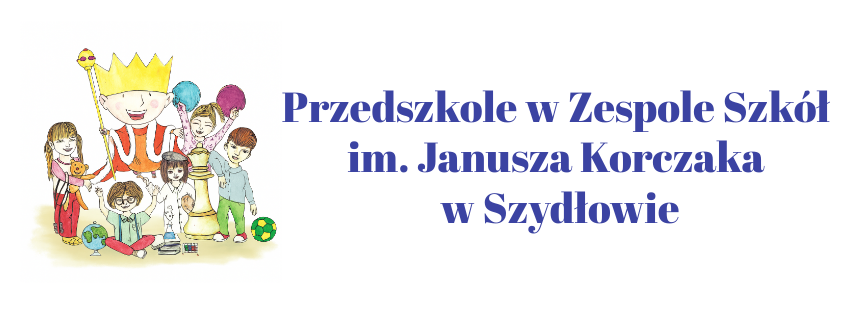 Logo Przedszkola w Zespole Szkół im. Janusza Korczaka w Szydłowie
